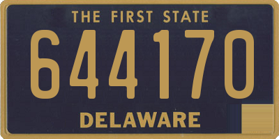 DE license plate 644170