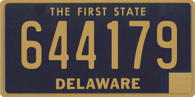 DE license plate 644179