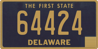 DE license plate 64424
