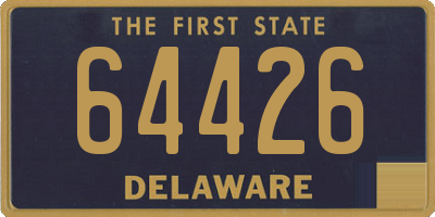 DE license plate 64426