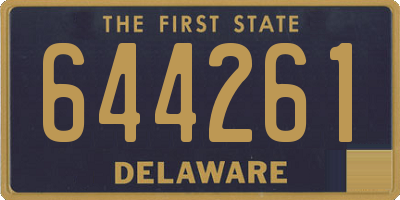DE license plate 644261