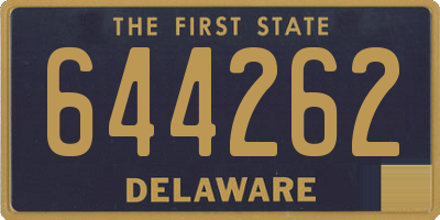 DE license plate 644262