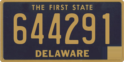 DE license plate 644291