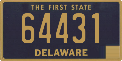 DE license plate 64431