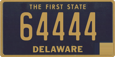 DE license plate 64444