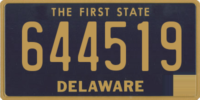 DE license plate 644519