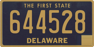 DE license plate 644528