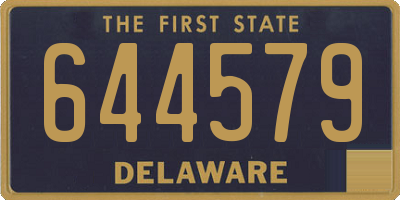 DE license plate 644579