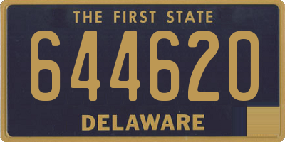 DE license plate 644620