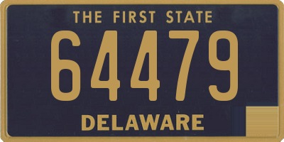DE license plate 64479