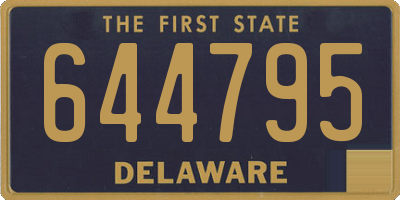 DE license plate 644795