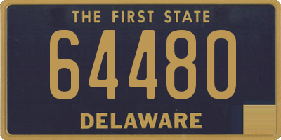 DE license plate 64480