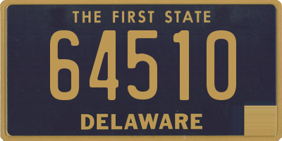 DE license plate 64510