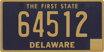 DE license plate 64512