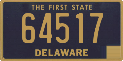 DE license plate 64517