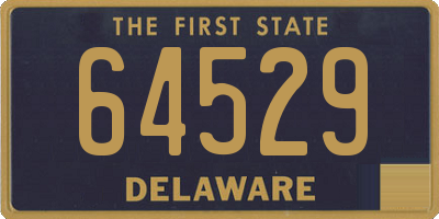 DE license plate 64529