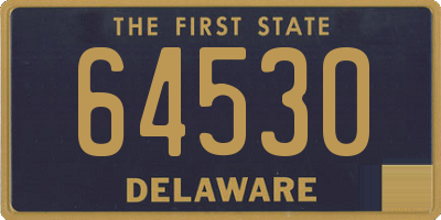 DE license plate 64530