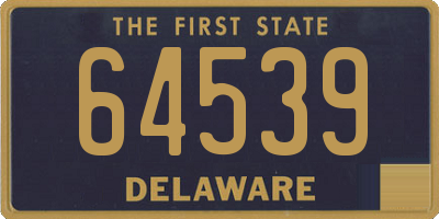 DE license plate 64539