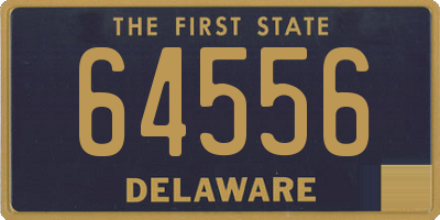 DE license plate 64556