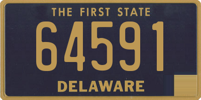 DE license plate 64591