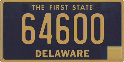 DE license plate 64600