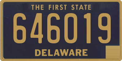 DE license plate 646019
