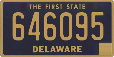 DE license plate 646095
