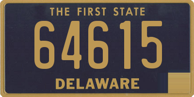 DE license plate 64615