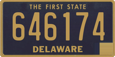 DE license plate 646174