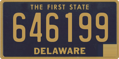 DE license plate 646199