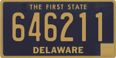 DE license plate 646211