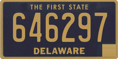 DE license plate 646297