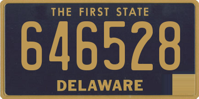 DE license plate 646528