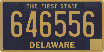 DE license plate 646556