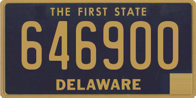 DE license plate 646900
