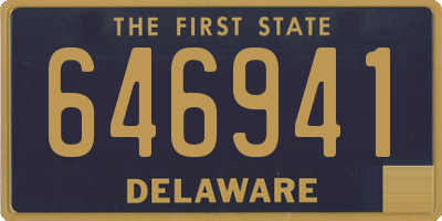 DE license plate 646941