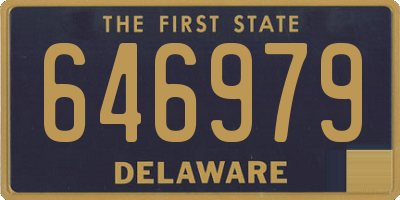 DE license plate 646979