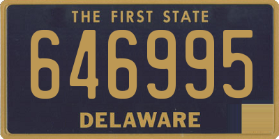 DE license plate 646995