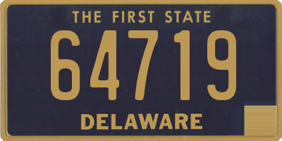 DE license plate 64719