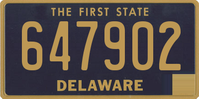 DE license plate 647902