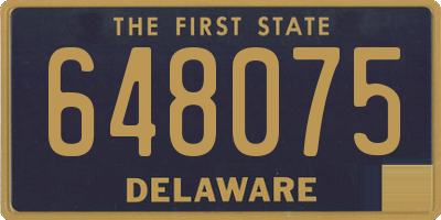 DE license plate 648075