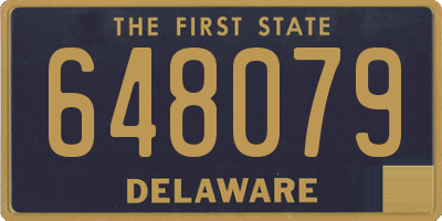 DE license plate 648079