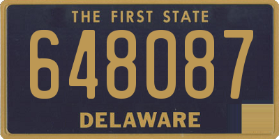 DE license plate 648087