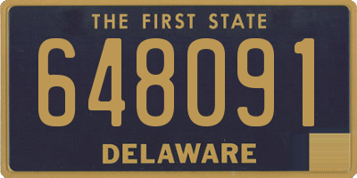 DE license plate 648091