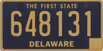 DE license plate 648131