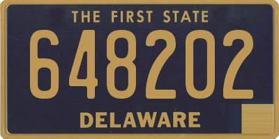 DE license plate 648202