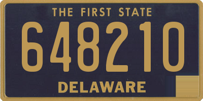 DE license plate 648210