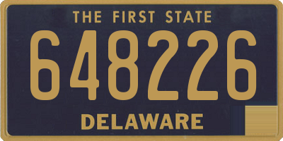 DE license plate 648226