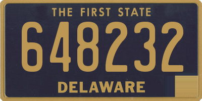 DE license plate 648232