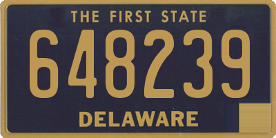 DE license plate 648239